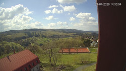Panorama západ