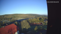 Panorama západ