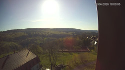 Panorama západ