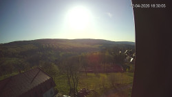Panorama západ