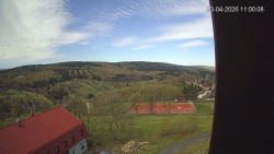 Panorama západ