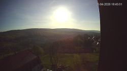 Panorama západ