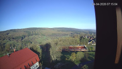 Panorama západ