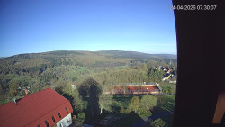 Panorama západ