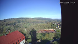 Panorama západ