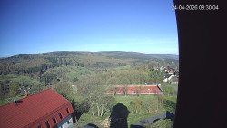 Panorama západ