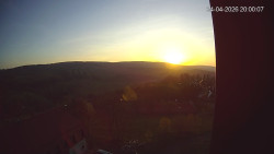 Panorama západ