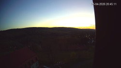 Panorama západ