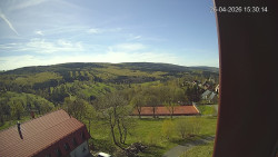 Panorama západ