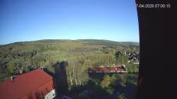 Panorama západ
