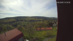 Panorama západ