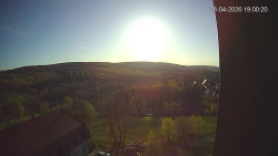 Panorama západ