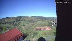 Panorama západ