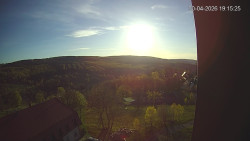 Panorama západ