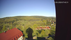Panorama západ