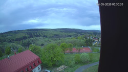 Panorama západ