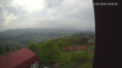 Panorama západ