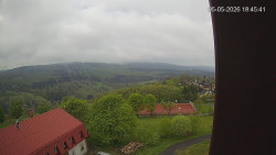 Panorama západ