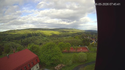 Panorama západ