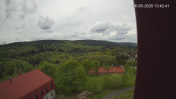 Panorama západ