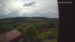 Panorama západ
