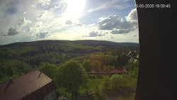 Panorama západ