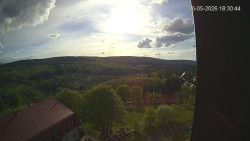 Panorama západ