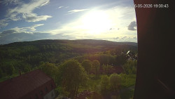 Panorama západ