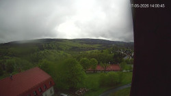 Panorama západ