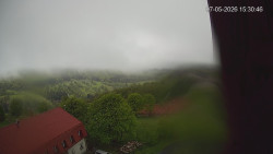 Panorama západ