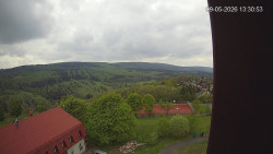 Panorama západ