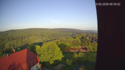 Panorama západ