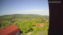 Panorama západ