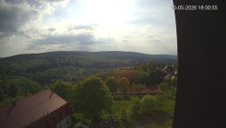 Panorama západ