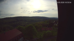 Panorama západ