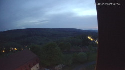 Panorama západ