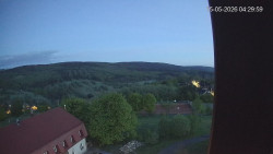 Panorama západ