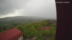 Panorama západ