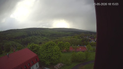 Panorama západ