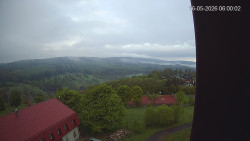 Panorama západ