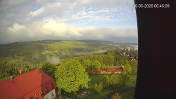 Panorama západ