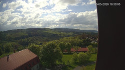 Panorama západ