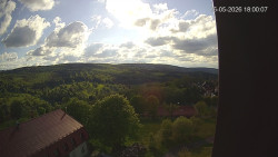 Panorama západ