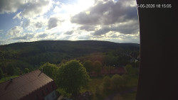Panorama západ