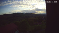 Panorama západ