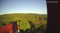 Panorama západ