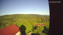 Panorama západ