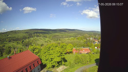 Panorama západ