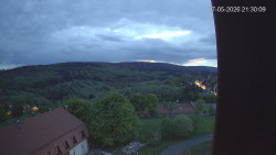Panorama západ
