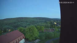 Panorama západ